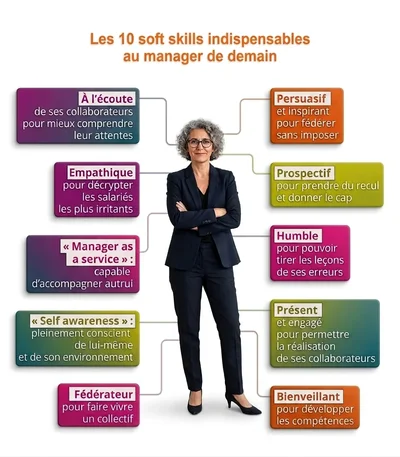 10 qualités clés relevées du manager